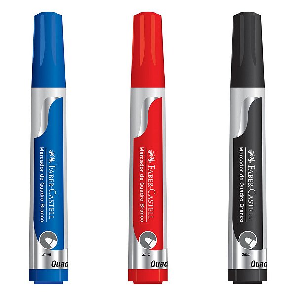 Marcador de Quadro Branco - Faber-Castell - Cores Clássicas