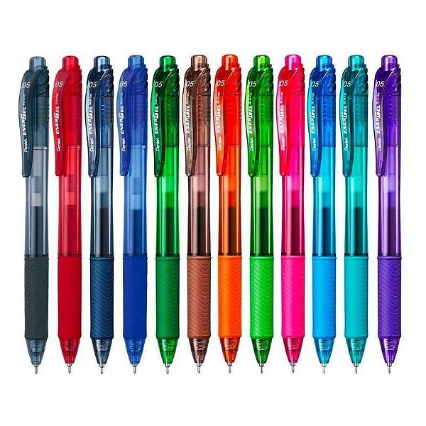 Caneta Gel - Pentel - Energel X Retrátil  0.5mm