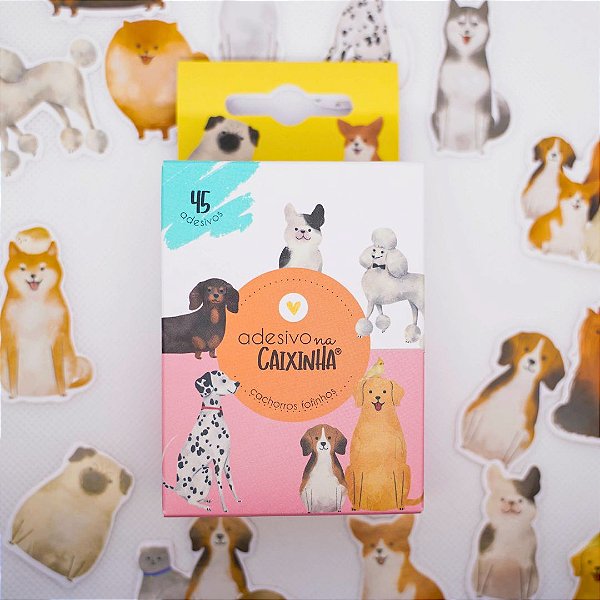 Adesivo na Caixinha - Buendia - Cachorrinhos Fofinhos (Catioro Fofineo)