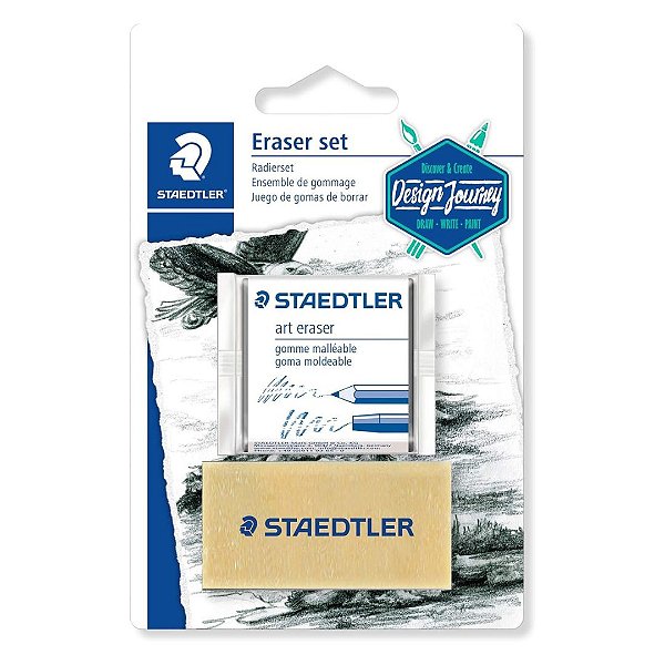 Kit Borrachas Técnicas - Staedtler - Combo Artístico