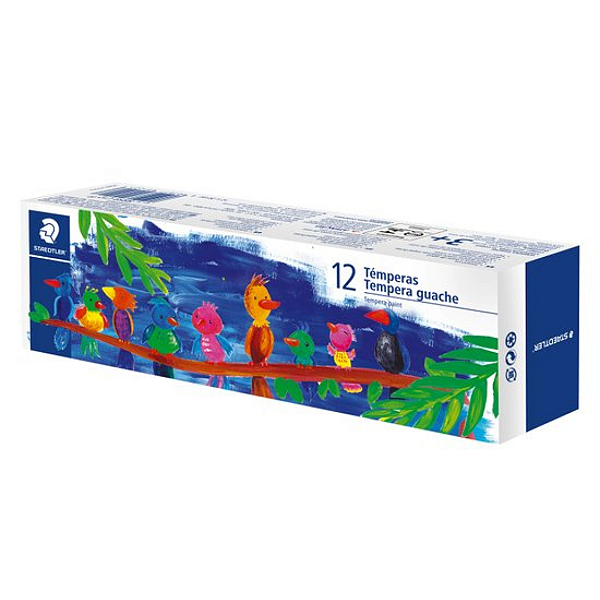 Kit Tinta Guache - Staedtler - 12 Cores 20ml cada