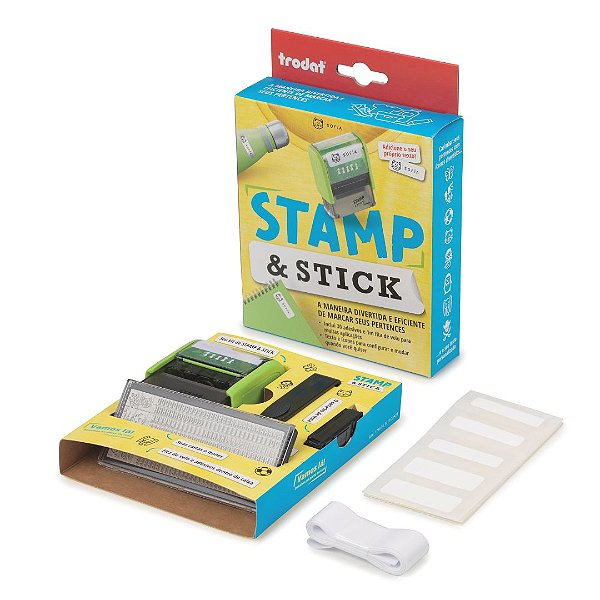 Kit Carimbo para Roupas - Troadt - Stamp & Sitck