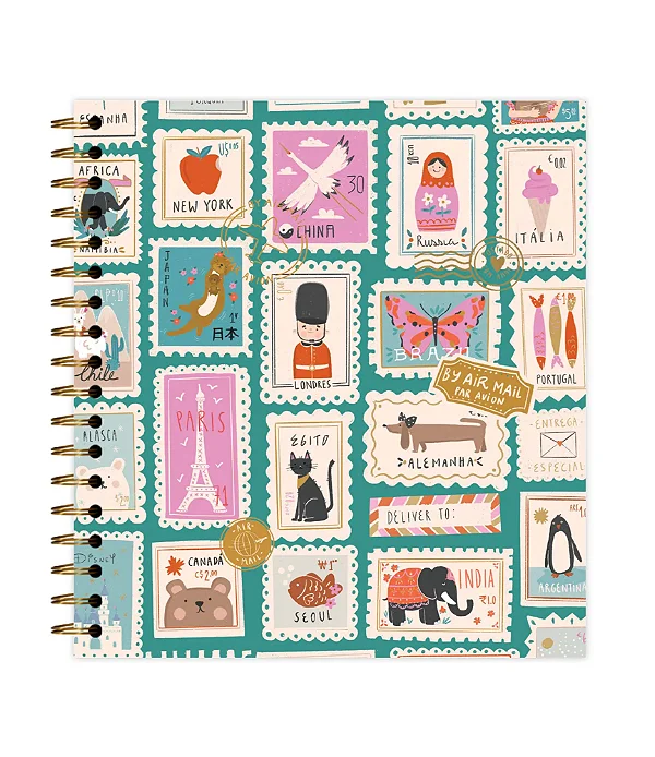 Scrapbook - Lubi - Stamps Azul