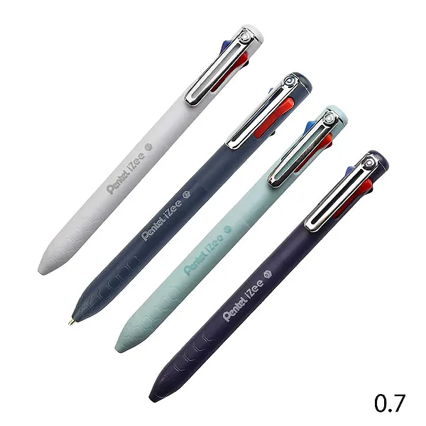 Caneta Esferográfica - Pentel - Izee Retrátil 4 cores 0.7mm