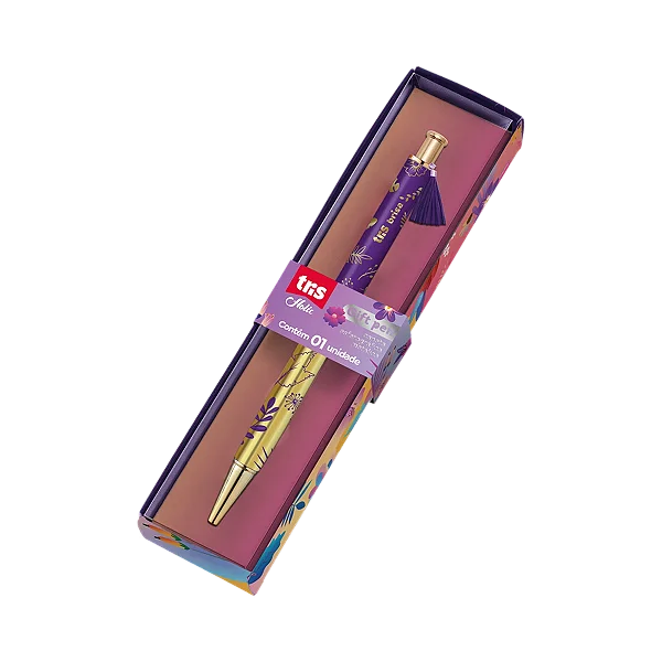 Caneta Esferográfica Metálica - TRiS - Holic Brisa Gift Pen