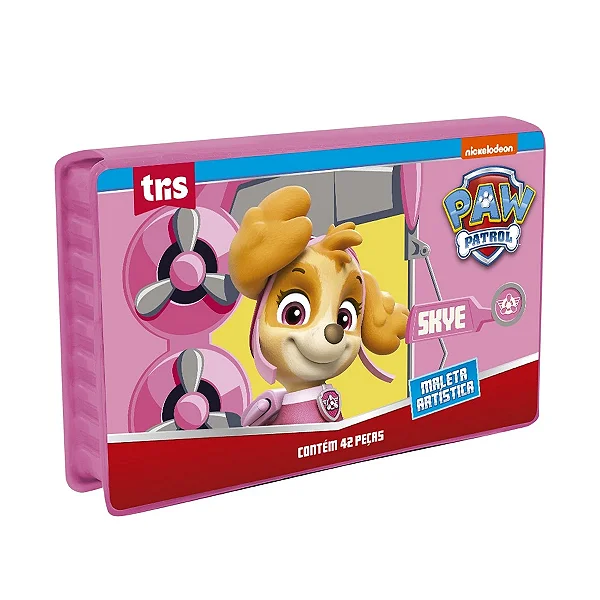 Maleta Artística - Tris - Patrulha Canina Skye 42 peças