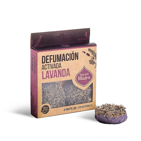 Pastilha De Defumação Ativada Lavanda X4