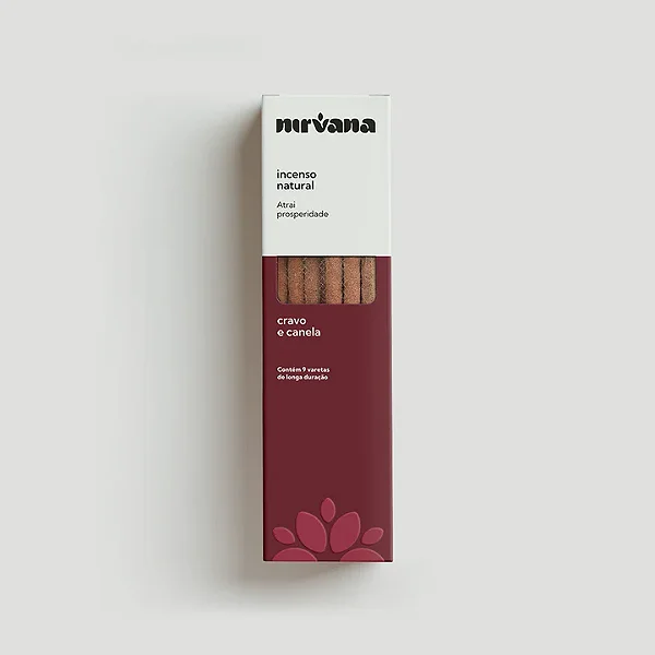 Incenso Natural Nirvana Cravo e Canela