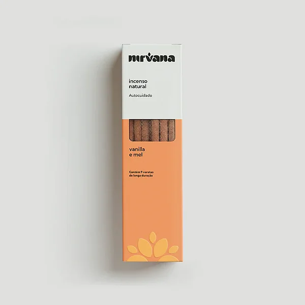 Incenso Natural Nirvana Baunilha e Mel
