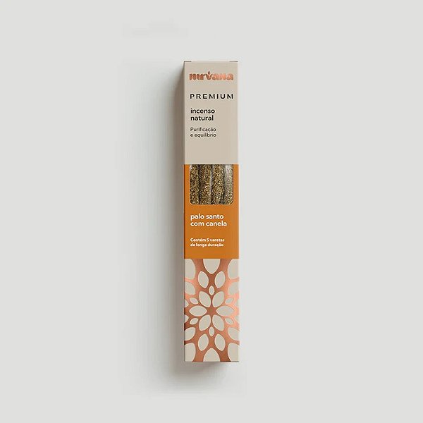 Incenso Palo Santo com Canela Nirvana Premium