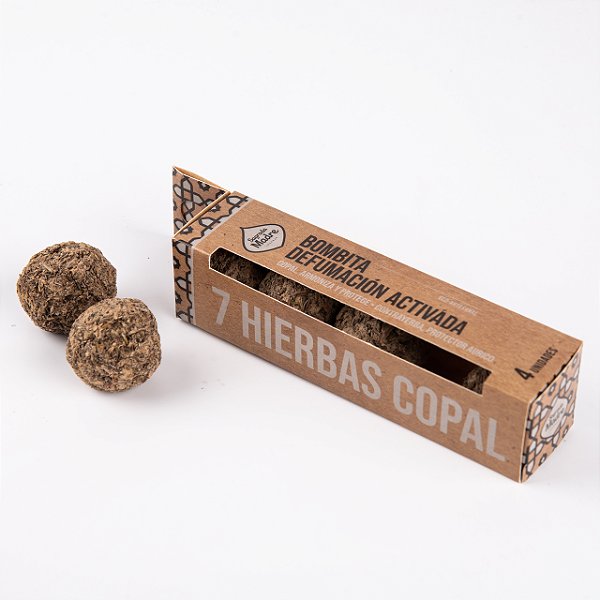 Bombita De Defumação Herbal X4 7 ervas e copal