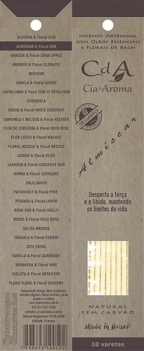 Incenso Cia do Aroma - Almiscar