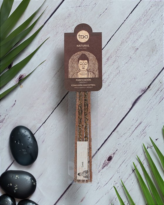 Incenso Tao Natural - Purificacion e Conexion Ancestral ( Sandalo, Palo Santo y Benjui)