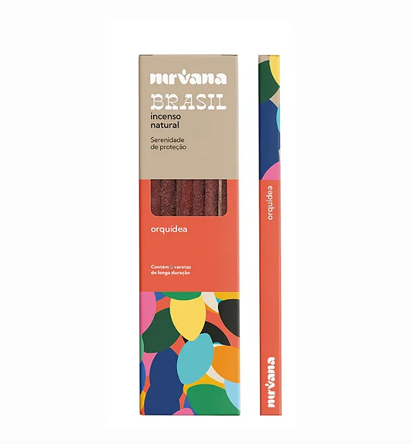 INCENSO NIRVANA BRASIL - ORQUÍDEA x5