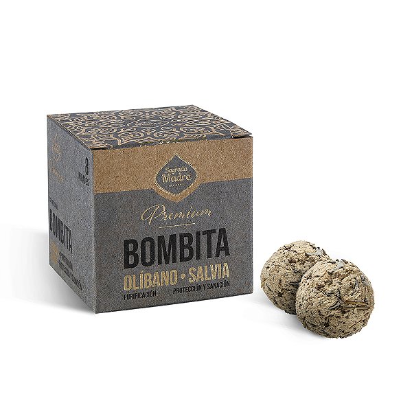 Incenso Bombita De Defumação Premium X8 Olíbano e Sálvia