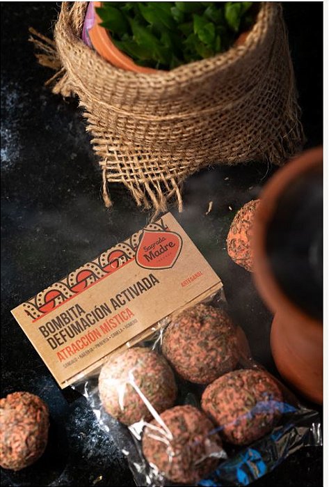 Bombita Defumacion Activada x4 Sagrada Madre -Atraccion mistica (Sacolinha)