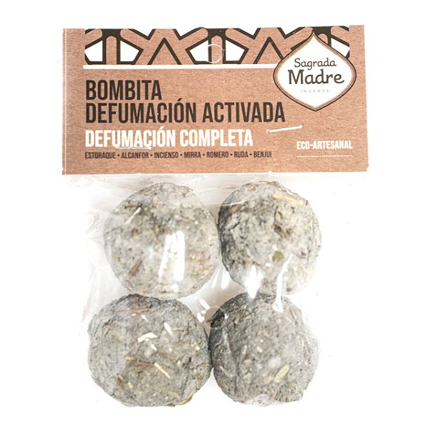 Bombita Defumacion Activada x4 Sagrada Madre Defumação completa (Sacolinha)