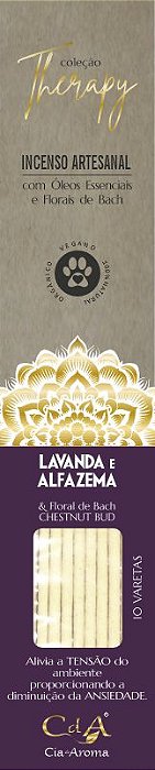 Incenso Cia do Aroma - Lavanda e Alfazema