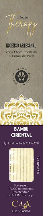 Incenso Cia do Aroma - Bambu oriental- Therapy