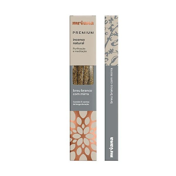 Incenso Breu Branco e Mirra Nirvana Premium