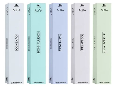 Incenso Nirvana Aura Bons fluidos