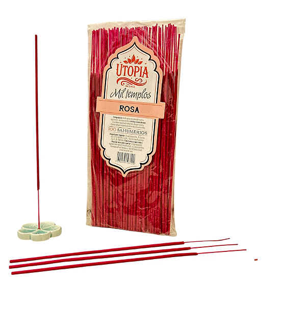 Sahumerios Utopía Mil Templos –  Rosa (100 Unidades)