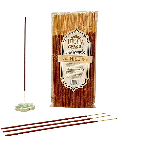 Sahumerios Utopía Mil Templos –  Mel (100 Unidades)