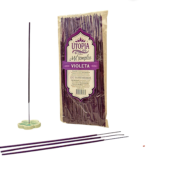 Sahumerios Utopía Mil Templos –  Violeta (100 Unidades)