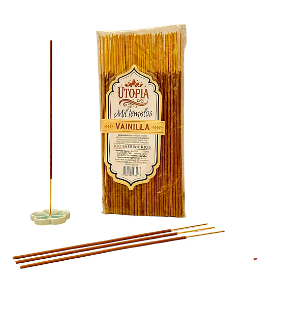 Sahumerios Utopía Mil Templos –  Baunilha (100 Unidades)