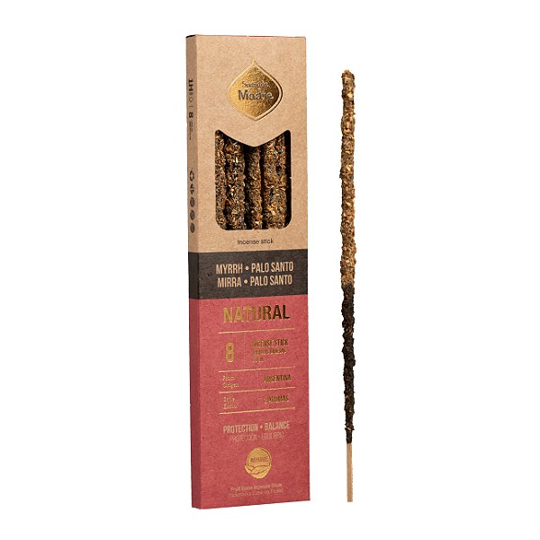 Incenso dos Aromas Naturais Mirra e Palo santo