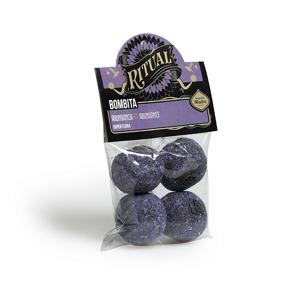 Bombita Ritual x4 Sagrada Madre - Abundancia (Sacolinha)
