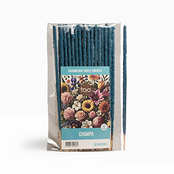 Pacote de Incensos TAO - 30 Unidades - Champa