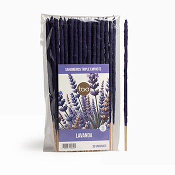 Pacote de Incensos TAO - 30 Unidades - Lavanda