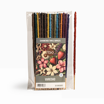 Pacote de Incensos TAO - 30 Unidades -Variedade aromatica