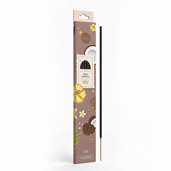 Incenso Tao Home Slim Coco e baunilha