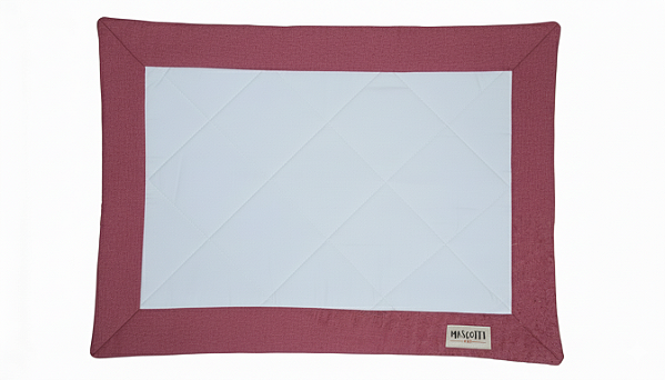 Tapete Higiênico Lavável Vermelho Borgonha