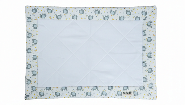 Tapete Higiênico Lavável Elefantinho Azul