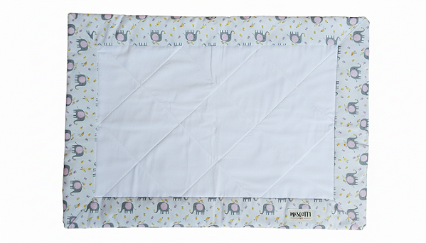 Tapete Higiênico Lavável Elefantinho Rosa