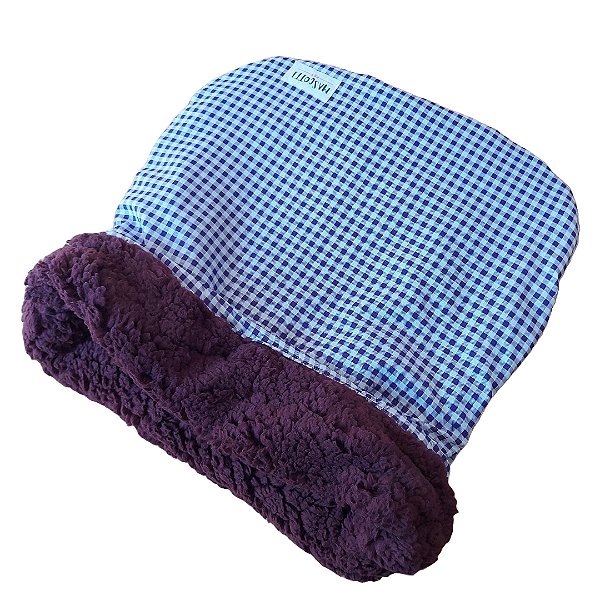 Saco de dormir para gato Xadrez Roxo