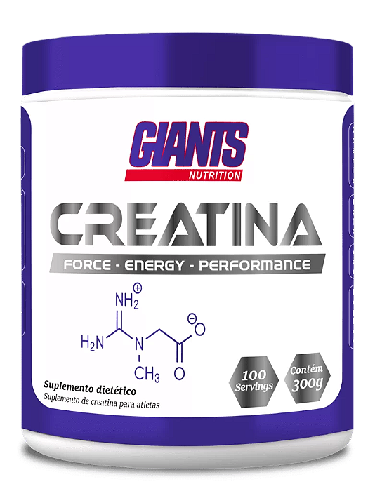 Creatina Monohidratada Giants Nutrition 300g (Pote)