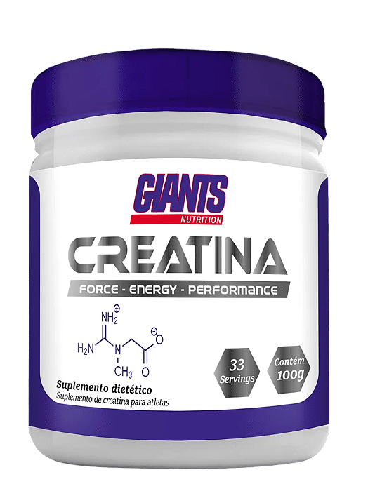 Creatina Monohidratada Giants Nutrition 100g (Pote)