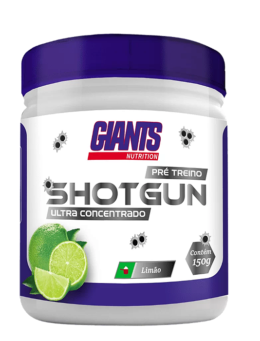 Pré Treino Shotgun Giants Nutrition 150g (Pote) - Todos os Sabores