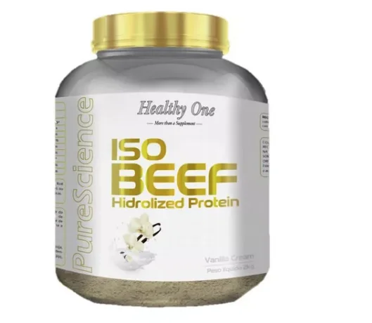 Whey Protein Isolado e Hidrolisado Beef Healthy One 2kg (Pote) - Todos os Sabores