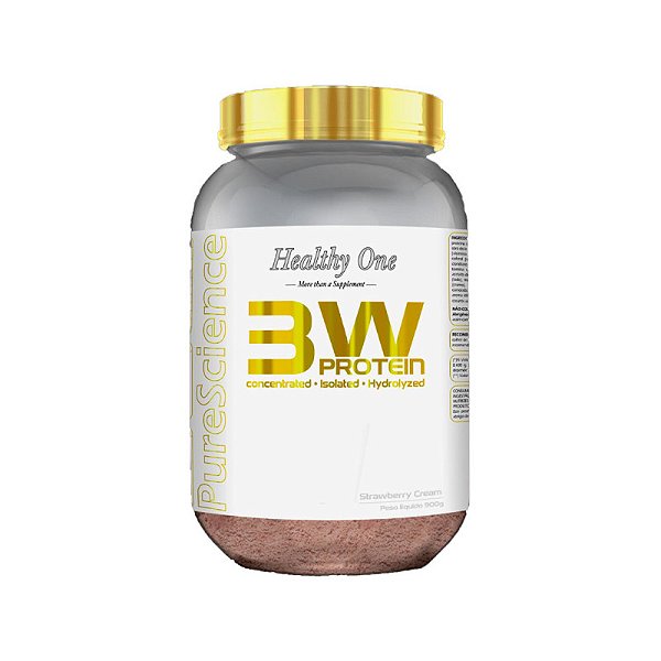 Whey Protein 3w Concentrado, Isolado e Hidrolisado Healthy One 900g (Pote) - Todos os Sabores