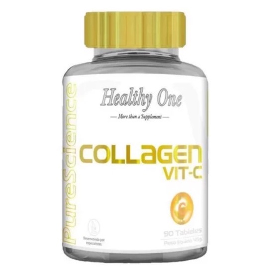 Colágeno Collagen Vit-C Healthy One 90 Tabs (Pote)