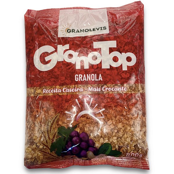 Granola Mais Crocante 800g Granotop Granolevis