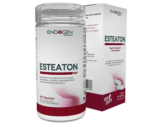Esteaton Colina, Metionina, Cisteina, Resveratrol 60 Cap Veg Endogen