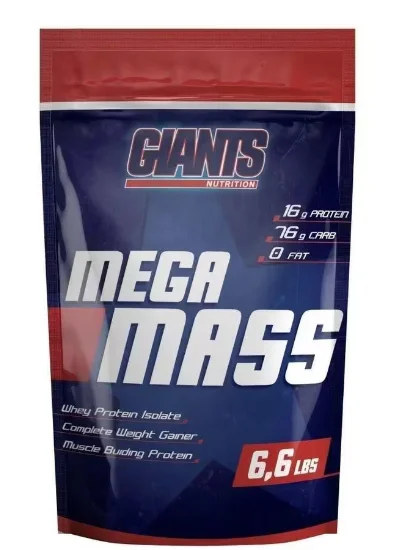 Mega Mass 3KG Refil Chocolate - GIANTS
