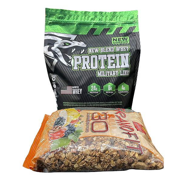 WHEY PROTEIN LINHA MILITAR 1KG