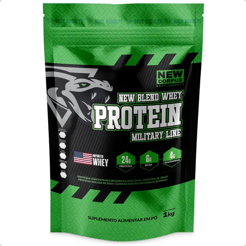 WHEY BLEND 1Kg Sabor Mousse de morango